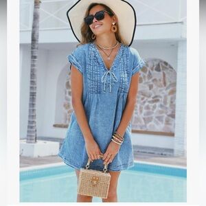 Blue Denim Dress